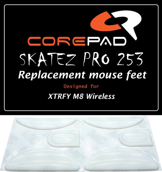 Hyperglides Hyperglide Hyper glide glides Corepad Skatez PRO XTRFY M8 Wireless